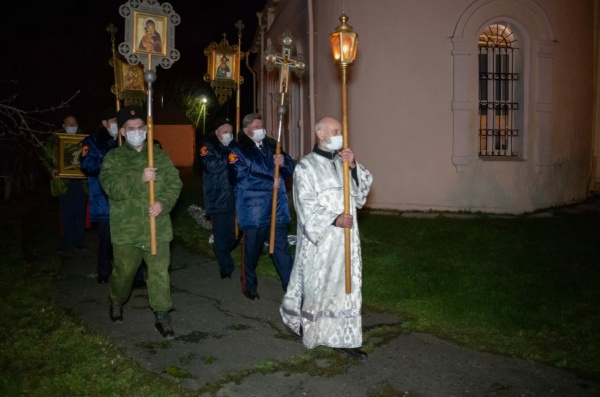 Дмитровские казаки приняли участие в охране общественного порядка на Пасху