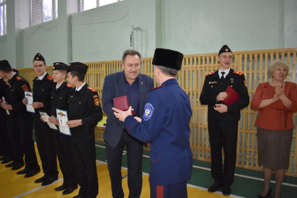 Липецких казачат наградили медалью ЦКВ