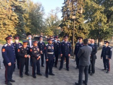 Делегация Центрального казачьего войска приняла участие в мероприятиях, посвященных празднованию 450-летия служения Донских казаков Российскому государству