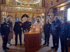 Казаки Отдельского казачьего общества Московской области ВКО ЦКВ приняли участие в панихиде по жертвам геноцида казачества