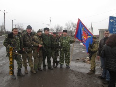 Казаки ВКО ЦКВ на Донбассе. Апрель, 2015 г.