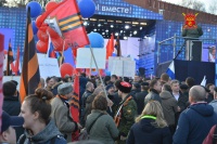 Казаки ВКО ЦКВ приняли участие в праздничном митинге-концерте "Мы вместе"