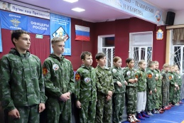 Казачата Тамбовского ОКО ВКО ЦКВ провели день в армии