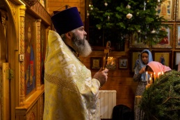 Празднование Рождества Христова в храме святого равноапостольного князя Владимира при МПКУ им. М.А. Шолохова