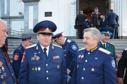 Атаман Центрального казачьего войска И.К. Миронов и войсковой священник, настоятель храма св. равноап. кн. Владимира при МПКУ  им. М.А. Шолохова иерей Марк Кравченко приняли участие в работе форума войсковых казачьих обществ Российской Федерации