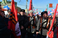 Казаки ВКО ЦКВ приняли участие в праздничном митинге-концерте "Мы вместе"