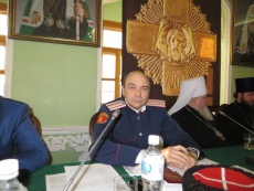 В Свято-Троицкой Сергиевой лавре прошло выездное заседание совета атаманов Центрального казачьего войска