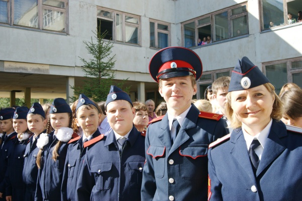 Открытие казачьего кадетского класса в Рославле