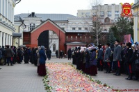 Казаки на охране Патриарха. 8 марта 2015 г.