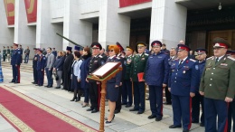 В Музее Великой Отечественной войны на Поклонной горе прошел очный этап Всероссийского смотра-конкурса на звание «Лучший казачий кадетский корпус», 11 мая 2017 г.