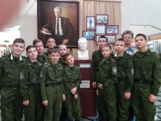 Кадеты – доваторцы побывали в гостях у казаков Волжского казачьего войска
