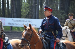 Репетиция сводной конной группы МО ОКО ВКО ЦКВ к Параду Великой Победы. 02.05.15