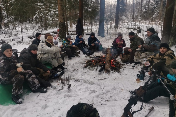 Лыжные военно-полевые выходы Раменского военно-патриотического клуба «Высота»