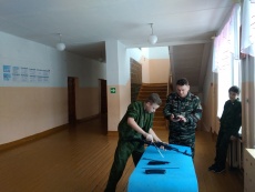 Кадеты – доваторцы побывали в гостях у казаков Волжского казачьего войска