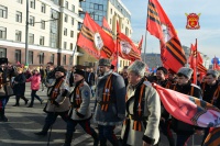 Казаки ВКО ЦКВ приняли участие в праздничном митинге-концерте "Мы вместе"