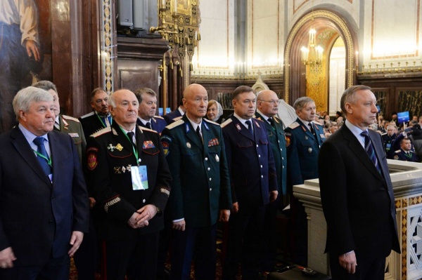 Казаки ВКО ЦКВ на Большом круге российского казачества. Фотореплика