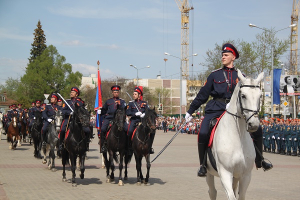 Новая История: конный парадный расчет ВКО ЦКВ впервые принял участие в Параде Победы Подмосковья