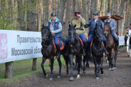 Репетиция сводной конной группы МО ОКО ВКО ЦКВ к Параду Великой Победы. 02.05.15