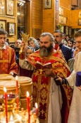 Празднование Воскресения Христова на приходе храма  св. равноап. кн. Владимира при Московском президентском кадетском училище имени М.А. Шолохова