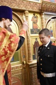 Верстание в казаки кадетов Московского президентского кадетского училища им. М.А. Шолохова войск Национальной Гвардии Российской Федерации
