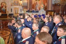 Казаки ВКО ЦКВ на Большом круге российского казачества. Фотореплика