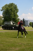 Казаки Центрального казачьего войска поздравили военнослужащих Кантемировской дивизии с 78-летием
