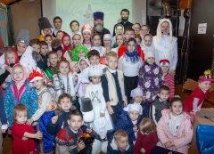 Празднование Рождества Христова в храме святого равноапостольного князя Владимира при МПКУ им. М.А. Шолохова