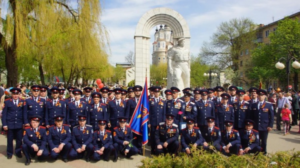 Первый в истории Калуги военный парад прошел с участием казаков ВКО ЦКВ
