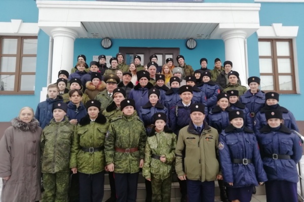 Встреча молодежных казачьих отрядов Калуги и Малоярославца