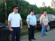Казаки ОКО МО несли службу по охране общественного порядка на фестивале Шкинь-Опера