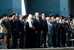Поклонная гора. Божественная литургия. Парад кадетов. 06.05.15