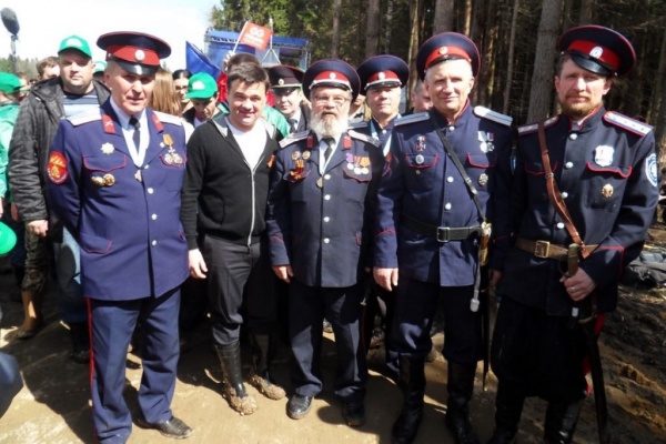 Казаки ВКО ЦКВ приняли участие в акции «Лес Победы»