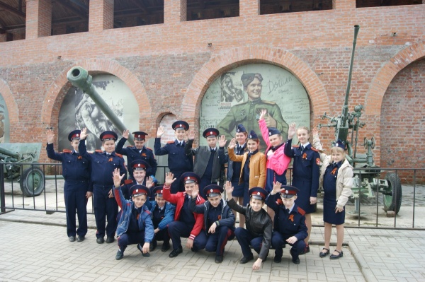 Юные казаки побывали в музее «Смоленщина в годы  Великой Отечественной войны 1941-1945 г.г.»