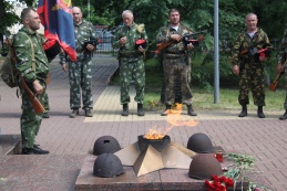 Казаки станичного общества Рузского округа совершили 50-километровый пеший марш-бросок в память о погибших в Великой Отечественной войне