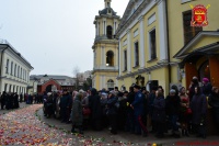 Казаки на охране Патриарха. 8 марта 2015 г.