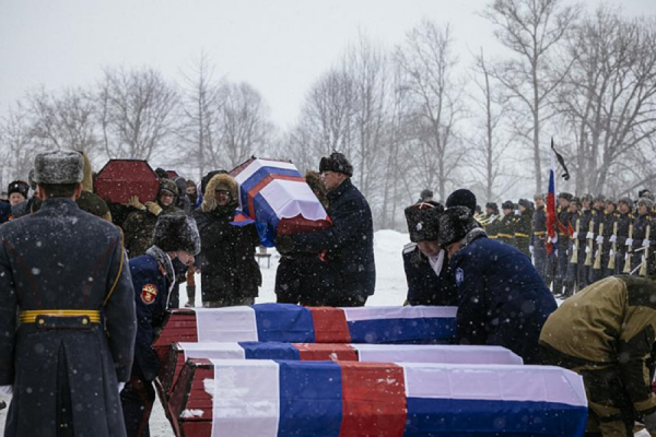 Смоленские казаки приняли участие в перезахоронении останков участников войны 1812 года