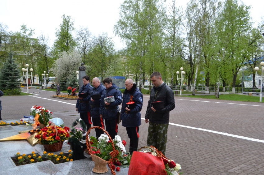 Ступинские казаки почтили память героев Великой Отечественной войны