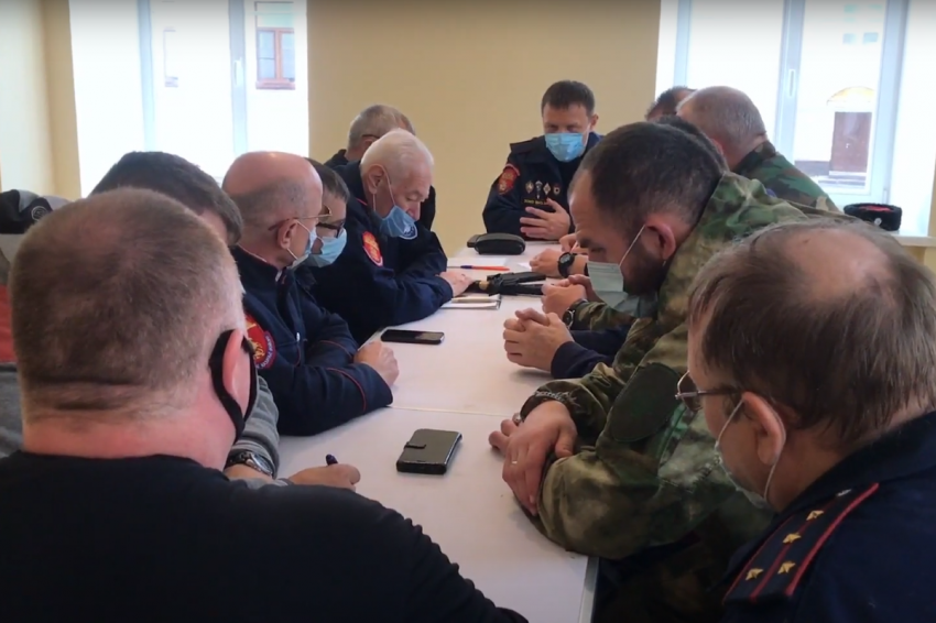 Тульские казаки обсудили вопросы взаимодействия в период пандемии (видео) Тульские казаки обсудили вопросы взаимодействия в период пандемии (видео)