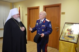 Атаман ВКО ЦКВ Иван Кузьмич Миронов посетил новое представительство Волжского казачьего войска