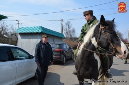 И вброд, и вплавь, и через поле – казаки ОКО Московской области ВКО ЦКВ несут службу в пеших и конных патрулях