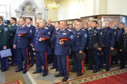 Атаман Центрального казачьего войска И.К. Миронов и войсковой священник, настоятель храма св. равноап. кн. Владимира при МПКУ  им. М.А. Шолохова иерей Марк Кравченко приняли участие в работе форума войсковых казачьих обществ Российской Федерации