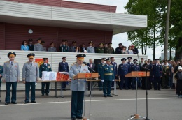 Казаки Центрального казачьего войска  поздравили  военнослужащих Кантемировской дивизии с 75-й годовщиной, 1 июля 2017 года