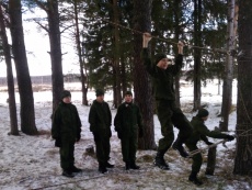 Кадеты – доваторцы побывали в гостях у казаков Волжского казачьего войска