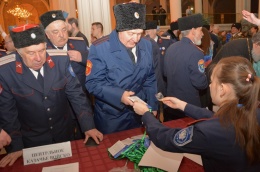 Казаки ВКО ЦКВ на Большом круге российского казачества. Фотореплика