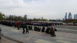 В Музее Великой Отечественной войны на Поклонной горе прошел очный этап Всероссийского смотра-конкурса на звание «Лучший казачий кадетский корпус», 11 мая 2017 г.