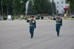 Казаки Центрального казачьего войска поздравили военнослужащих Кантемировской дивизии с 78-летием