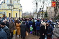 Казаки на охране Патриарха. 8 марта 2015 г.