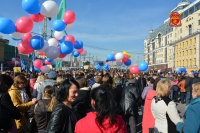 Казаки ВКО ЦКВ приняли участие в праздничном митинге-концерте "Мы вместе"