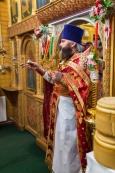 Празднование Воскресения Христова на приходе храма  св. равноап. кн. Владимира при Московском президентском кадетском училище имени М.А. Шолохова