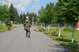 Казаки Центрального казачьего войска поздравили военнослужащих Кантемировской дивизии с 78-летием